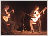 Das Essener Gitarrenduo im Konzert